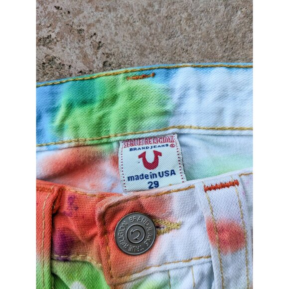 rare🔥 True Religion flare "Cocktail Butterfly" custom - Picture 7 of 13